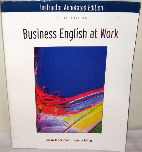 Stock image for Business English at Work for sale by ThriftBooks-Atlanta