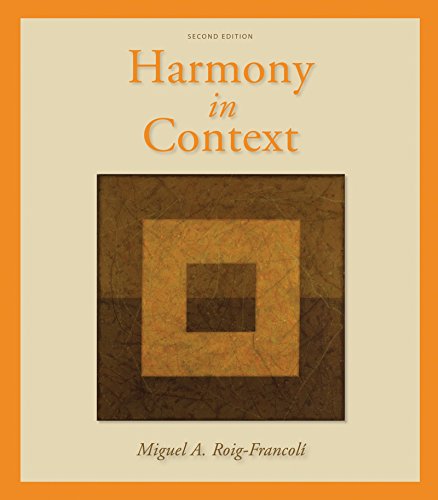 Imagen de archivo de Workbook/Anthology for use with Harmony in Context a la venta por SecondSale