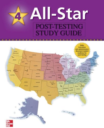 Imagen de archivo de All-Star - Book 4 (High-Intermediate - Low Advanced) - USA Post-Test Study Guide a la venta por Wonder Book