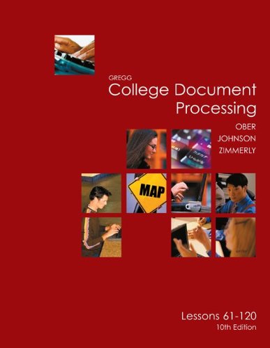 Gregg College Keyboarding and Document Processing: Take Home Kit 2 for Word 2000 (9780073138442) by Scot Ober; Jack Johnson; Arlene Zimmerly