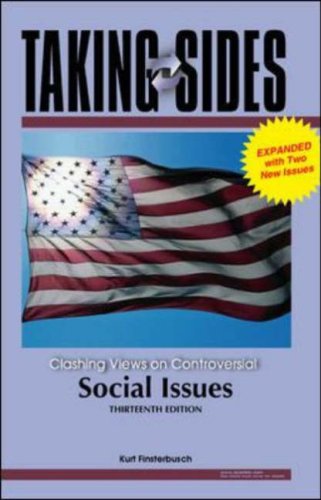 Imagen de archivo de Taking Sides: Clashing Views on Controversial Social Issues, 13th a la venta por a2zbooks