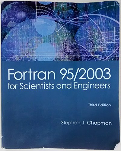 9780073191577: Fortran 95/2003 for Scientists & Engineers