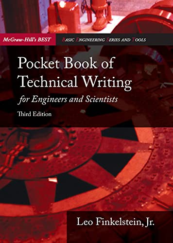 Beispielbild fr Pocket Book of Technical Writing for Engineers & Scientists (McGraw-Hill's Best: Basic Engineering Series and Tools) zum Verkauf von SecondSale