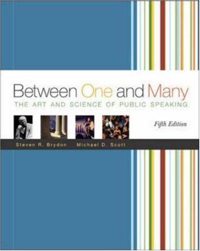 Stock image for Between One and Many with Speech Coach Student CD-ROM 2. 0 and PowerWeb for sale by Better World Books