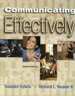 Beispielbild fr Communicating Effectively: Eighth Edition zum Verkauf von Textbookplaza