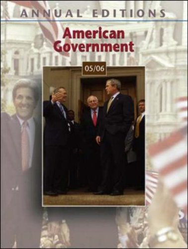Stock image for Annual Editions: American Government 05/06 for sale by a2zbooks