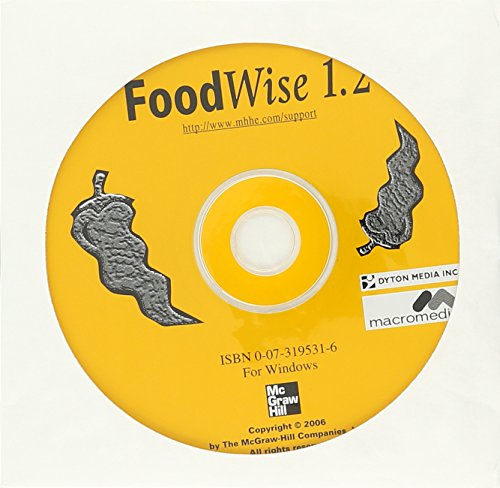 FoodWise 1.2 CD-ROM (9780073195315) by McGraw-Hill