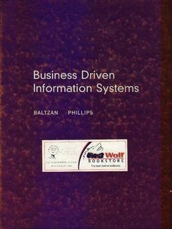 Beispielbild fr Bus Driven Information Systems zum Verkauf von BooksRun