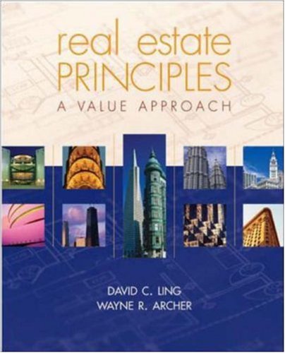 Imagen de archivo de Real Estate Principles : A Value Approach a la venta por Better World Books