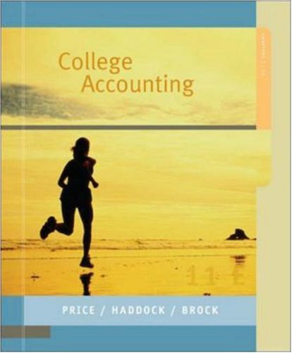Stock image for College Accounting Student Edition Chapters 1-25: Eleventh Edition for sale by a2zbooks