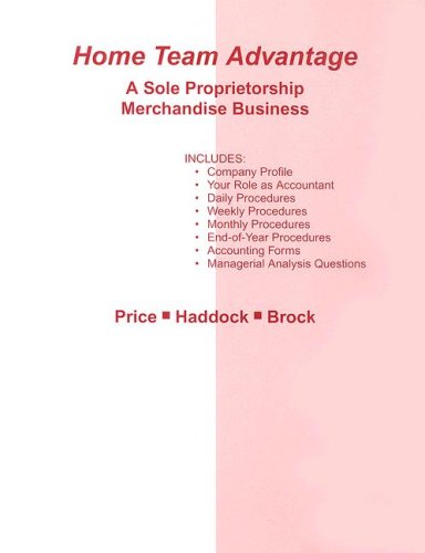 9780073196855: Home Team Advantage: A Sole Propietorship Merchandise Business