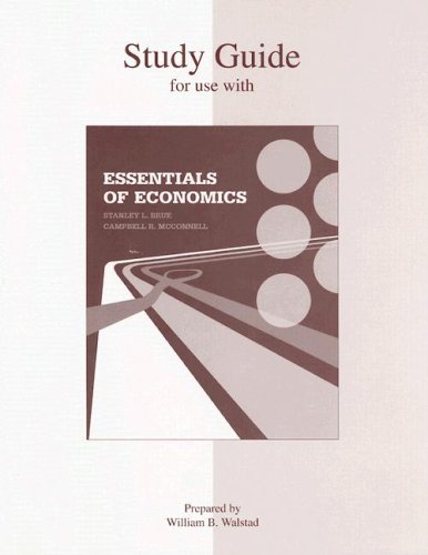 Stock image for Study Guide to accompany Essentials of Economics for sale by HPB-Red