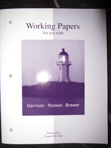 Stock image for Working Papers for sale by Better World Books