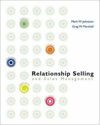 9780073203164: Relationship Selling and Sales Management w/ ACT! CD-ROM