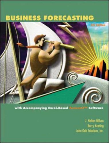 Beispielbild fr Business Forecasting with Forecastx Software & Student CD [With CDROM] zum Verkauf von ThriftBooks-Dallas