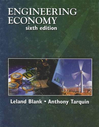 Imagen de archivo de Engineering Economy a la venta por ThriftBooks-Atlanta