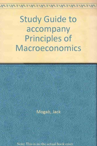 Imagen de archivo de Principles of Macroeconomics: Study Guide 3e a la venta por a2zbooks
