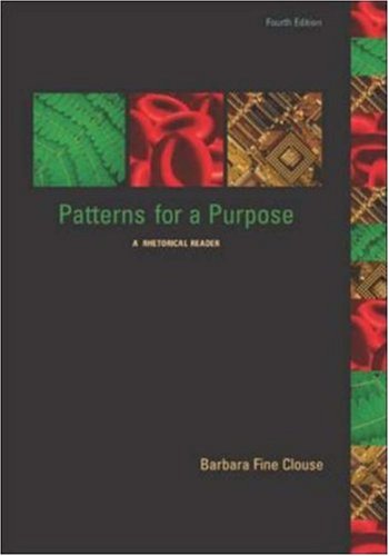 Beispielbild fr Patterns for a Purpose with Student Access to Catalyst zum Verkauf von Better World Books