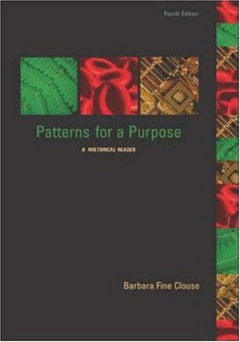 Imagen de archivo de Patterns for a Purpose with Student Access to Catalyst a la venta por HPB-Red