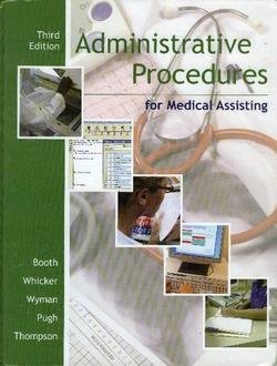 Stock image for Administrative Procedures for Medical Assisting for sale by dsmbooks