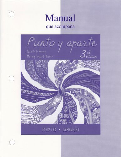 9780073211886: Punto y aparte Workbook/Laboratory Manual