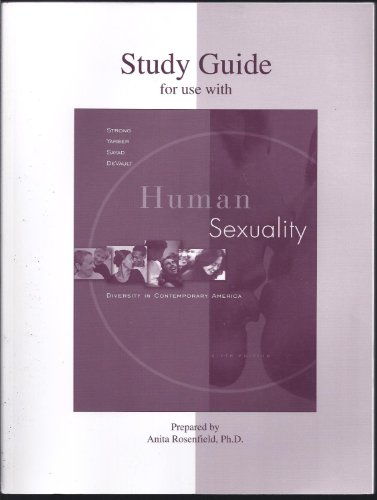 Stock image for Study Guide For Use With Human Sexuality, Diversity In Contemporary America, Sixth Edition for sale by Granada Bookstore,            IOBA