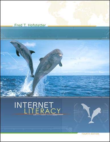 Imagen de archivo de Internet Literacy with Student CD a la venta por HPB-Red