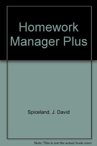 Homework Manager PLUS to accompany Intermediate Accounting (9780073215457) by Spiceland,J. David; Sepe,James; Tomassini,Lawrence