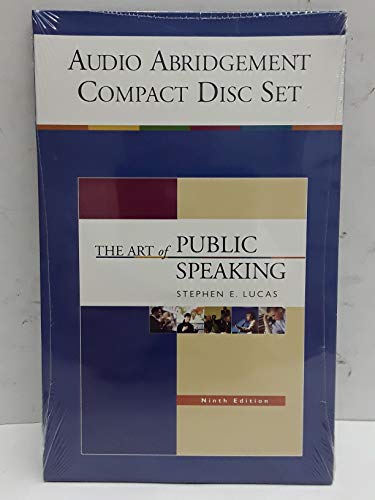 Stock image for The Art of Public Speaking Audio Abridgement Six Compact Disc Set for sale by BookHolders