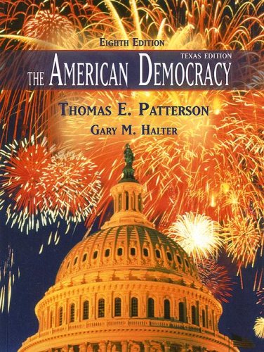 Stock image for The American Democracy, Texas Edition for sale by HPB-Red