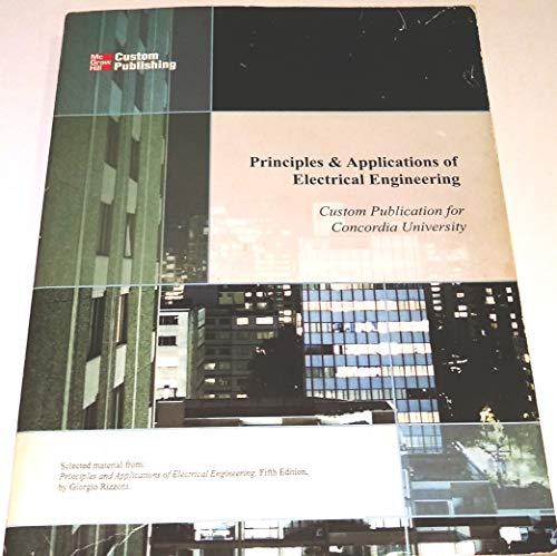 Imagen de archivo de Principles and Applications of Electrical Engineering a la venta por More Than Words