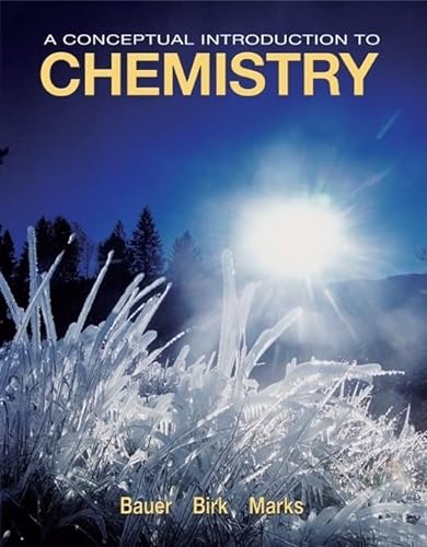 Beispielbild fr A Conceptual Introduction to Chemistry zum Verkauf von HPB-Red