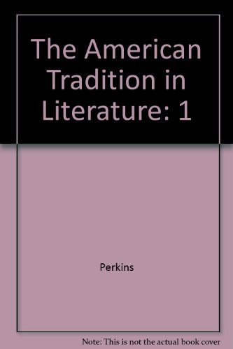 Beispielbild fr The American Tradition in Literature (Volume I) with ARIEL Americ zum Verkauf von Hawking Books