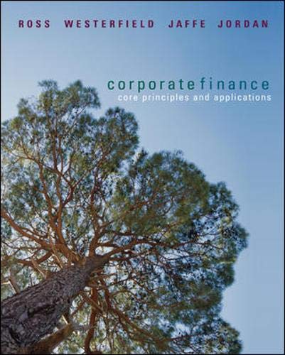 Imagen de archivo de Corporate Finance: Core Principles and Applications + S&p Card a la venta por ThriftBooks-Atlanta