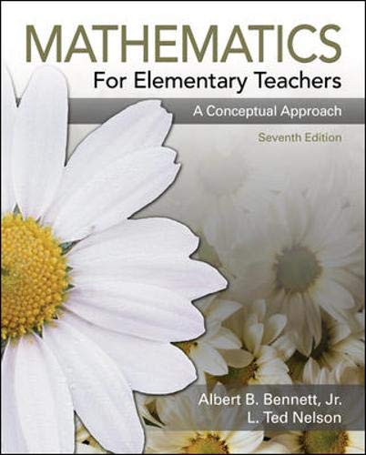 Beispielbild fr Mathematics for Elementary Teachers: A Conceptual Approach zum Verkauf von Goodwill Books