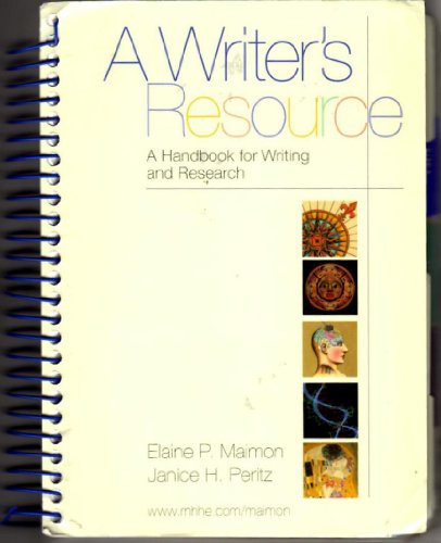 9780073225951: A Writer's Resource [Paperback] by