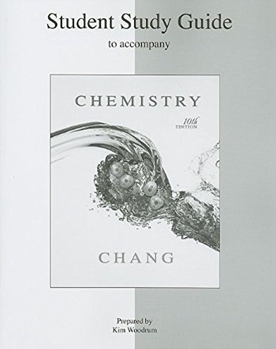Stock image for Student Study Guide to accompany Chemistry for sale by SecondSale