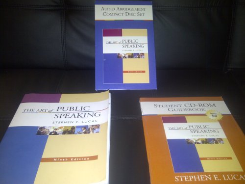 9780073228655: The Art of Public Speaking with Learning Tools Suite (Student CD-ROMs 5.0, Audio Abridgement CD set, PowerWeb, & Topic Finder)