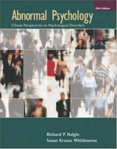 Beispielbild fr Abnormal Psychology: Clinical Perspectives on Psychological Disorders [With Mindmap II CD-ROM and Powerweb] zum Verkauf von ThriftBooks-Dallas