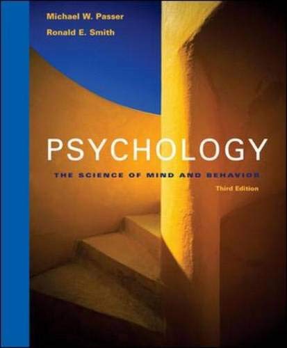 9780073228860: Psychology: The Science of Mind and Behavior with In-Psych Cd-Rom and PowerWeb