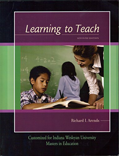 Imagen de archivo de Learning to Teach a la venta por Wonder Book
