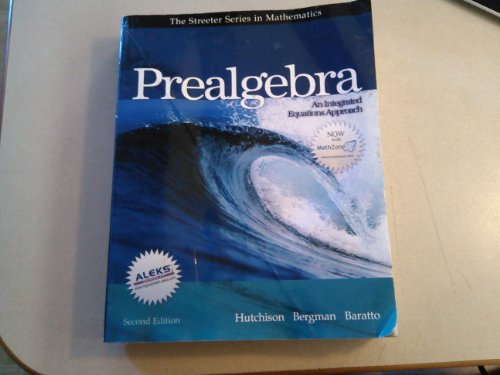 Imagen de archivo de Prealgebra (Streeter Series in Mathematics) a la venta por Ergodebooks