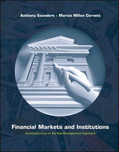 Imagen de archivo de Financial Markets and Institutions a la venta por Better World Books