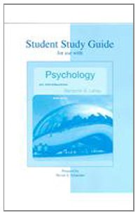 Stock image for Psychology: An Introduction; 9th Edition STUDY GUIDE for sale by a2zbooks