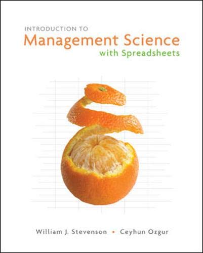 9780073252902: Introduction to Management Science with Spreadsheets and Student CD