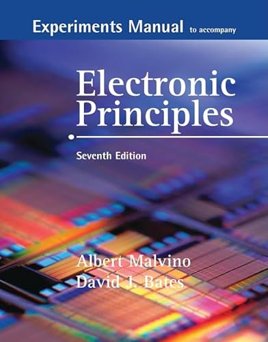 Beispielbild fr Electronic Principles Experiments Manual zum Verkauf von Bookmans