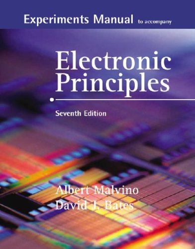 Stock image for Electronic Principles Experiments Manual for sale by St Vincent de Paul of Lane County
