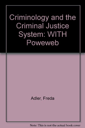 9780073258966: WITH Poweweb (Criminology and the Criminal Justice System)