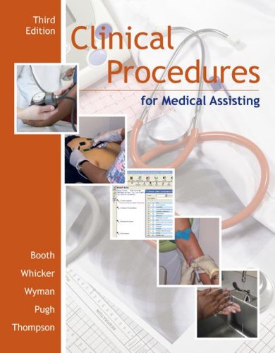 Beispielbild fr Clinical Procedures for Medical Assisting zum Verkauf von Better World Books