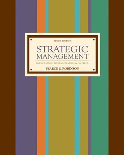 9780073260730: Strategic Management: Formulation, Implementation, and Control